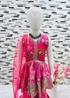 Oc 163 Satin With 5mm Sequans Embroidery Work Top With Sarara Dupatta Wholesale In India